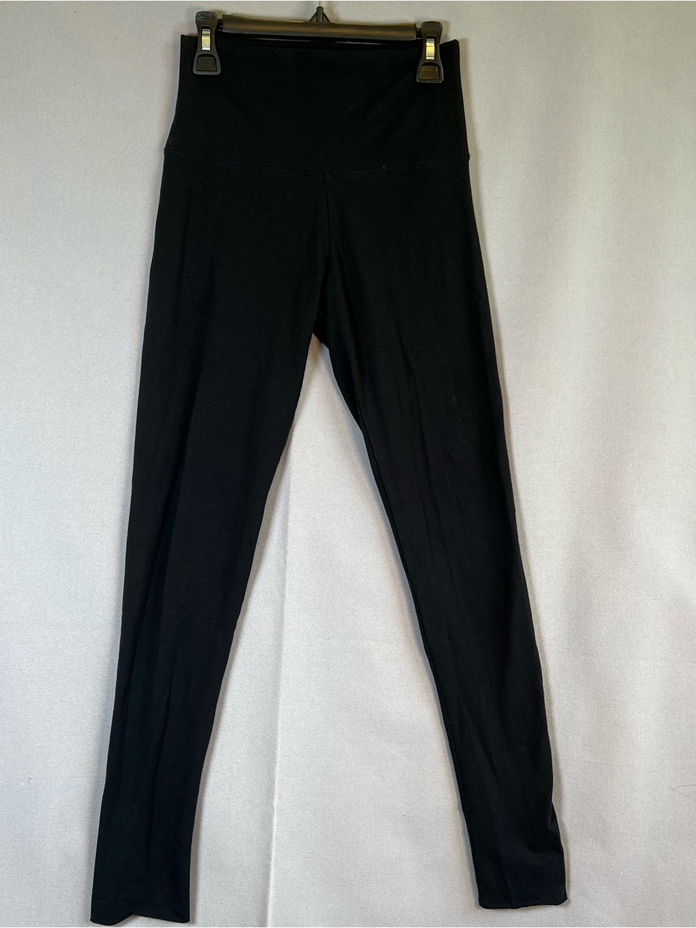 Aritzia TNA Women’s SzS Black Classic High Waist Leggings Cotton Stretch Comfy